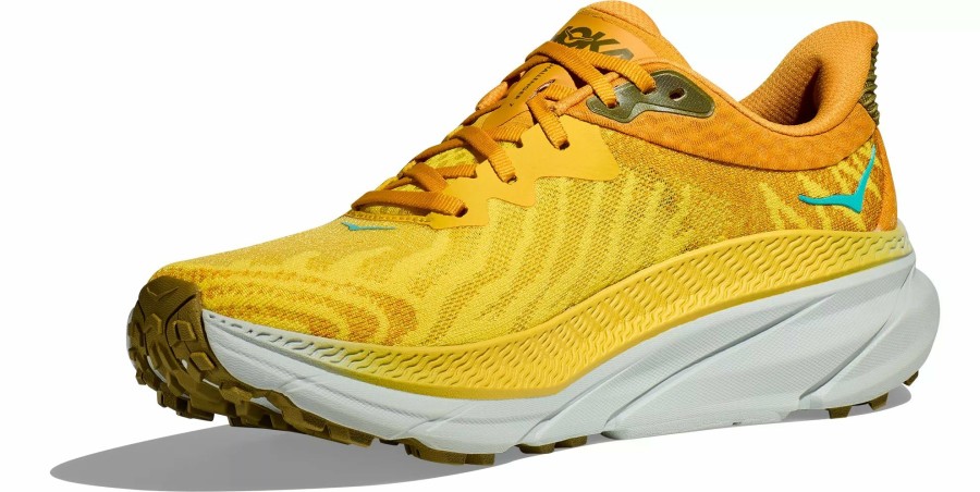 Footwear * | Hoka Men'S Challenger Atr 7 (Pfgy Passion Fruit/Golden Yellow)