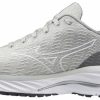 Footwear * | Mizuno Women'S Wave Rider 26 Ssw (Ym00 Oyster Mushroom/White)