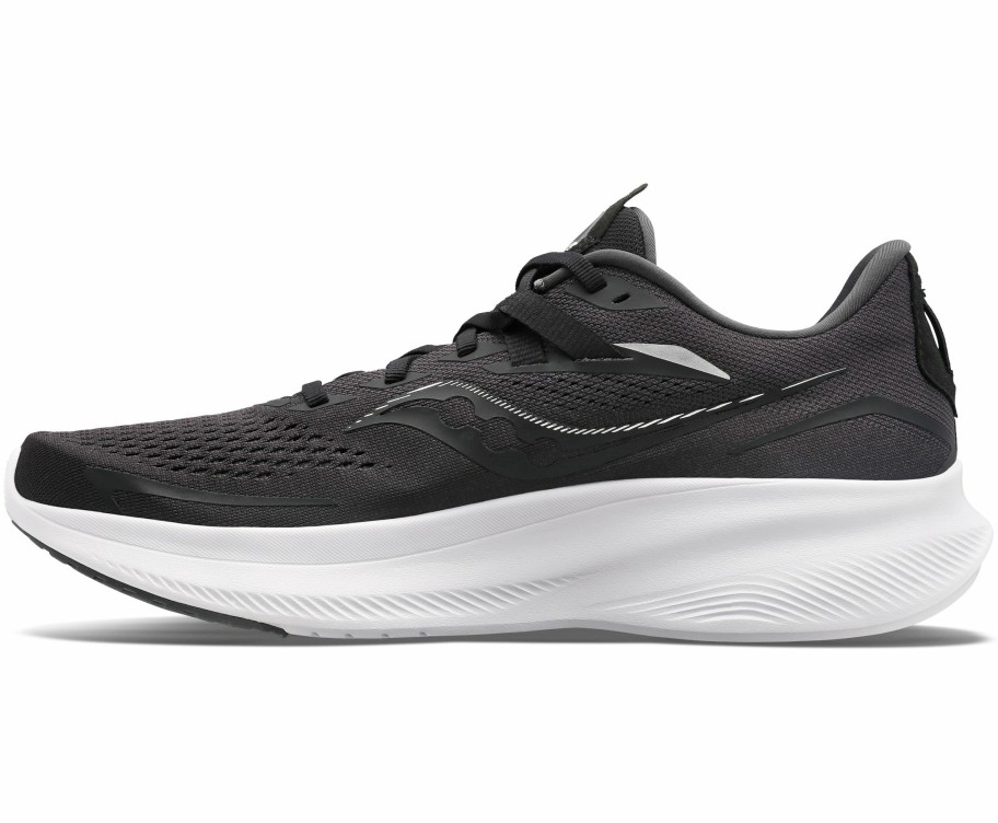 Footwear * | Saucony Women'S Ride 15 (05 Black/White)