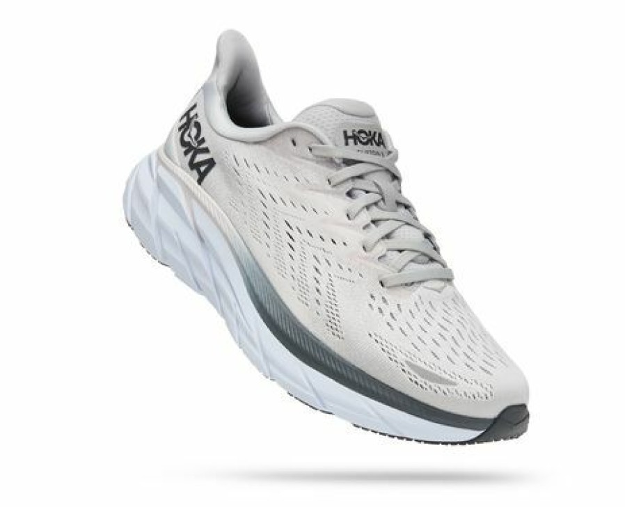 Footwear * | Hoka Men'S Clifton 8 (Lrnc Lunar Rock/Nimbus Cloud)