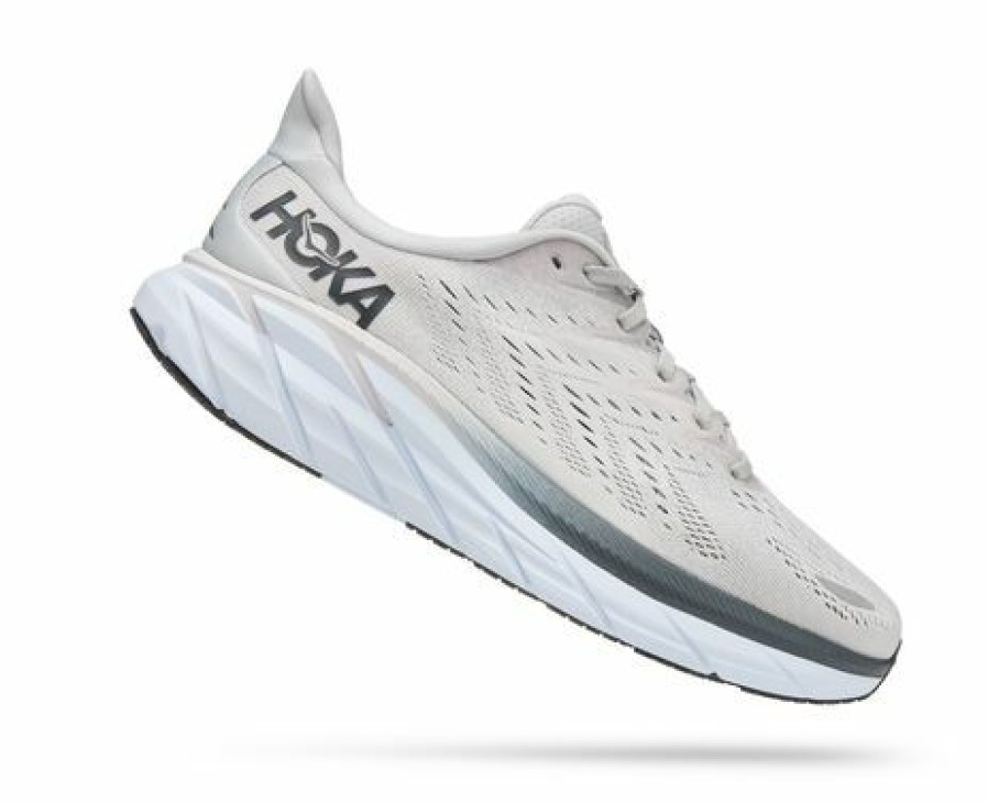 Footwear * | Hoka Men'S Clifton 8 (Lrnc Lunar Rock/Nimbus Cloud)