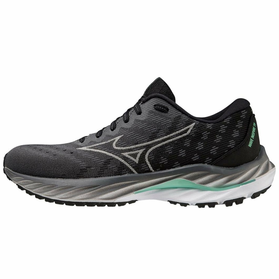 Footwear * | Mizuno Women'S Wave Inspire 19 Ssw (960A Iron Gate/Nimbus Cloud)