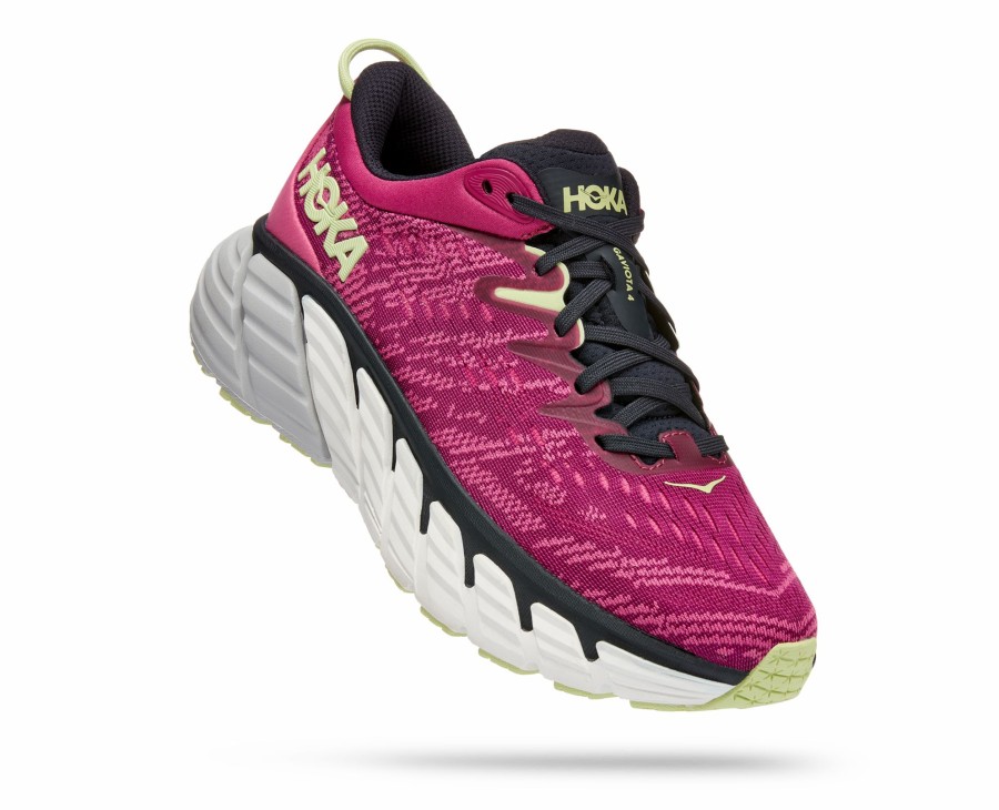 Footwear * | Hoka Women'S Gaviota 4 (Ffbg Festival Fuchsia/Blue Graphite)