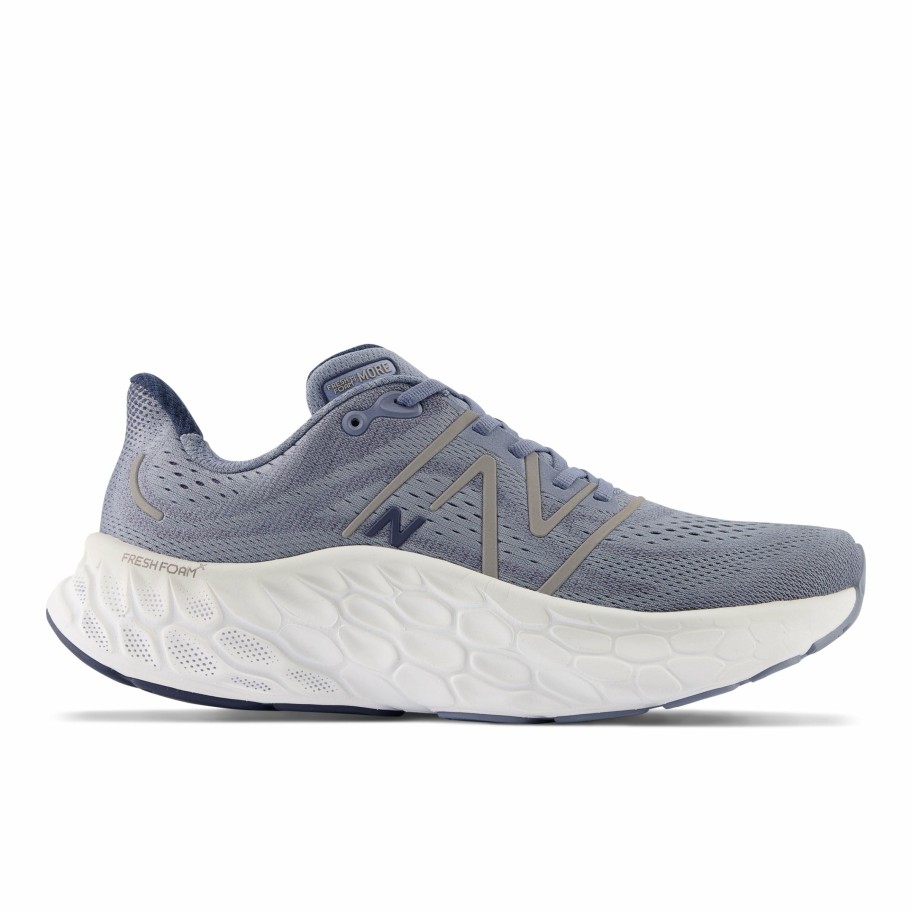 Footwear * | New Balance Men'S Fresh Foam More V4 (Ag Arctic Grey/Natural Indigo)