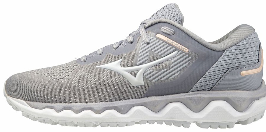 Footwear * | Mizuno Women'S Wave Horizon 5 (7Bbb Silver Filigree/Barely Blue)