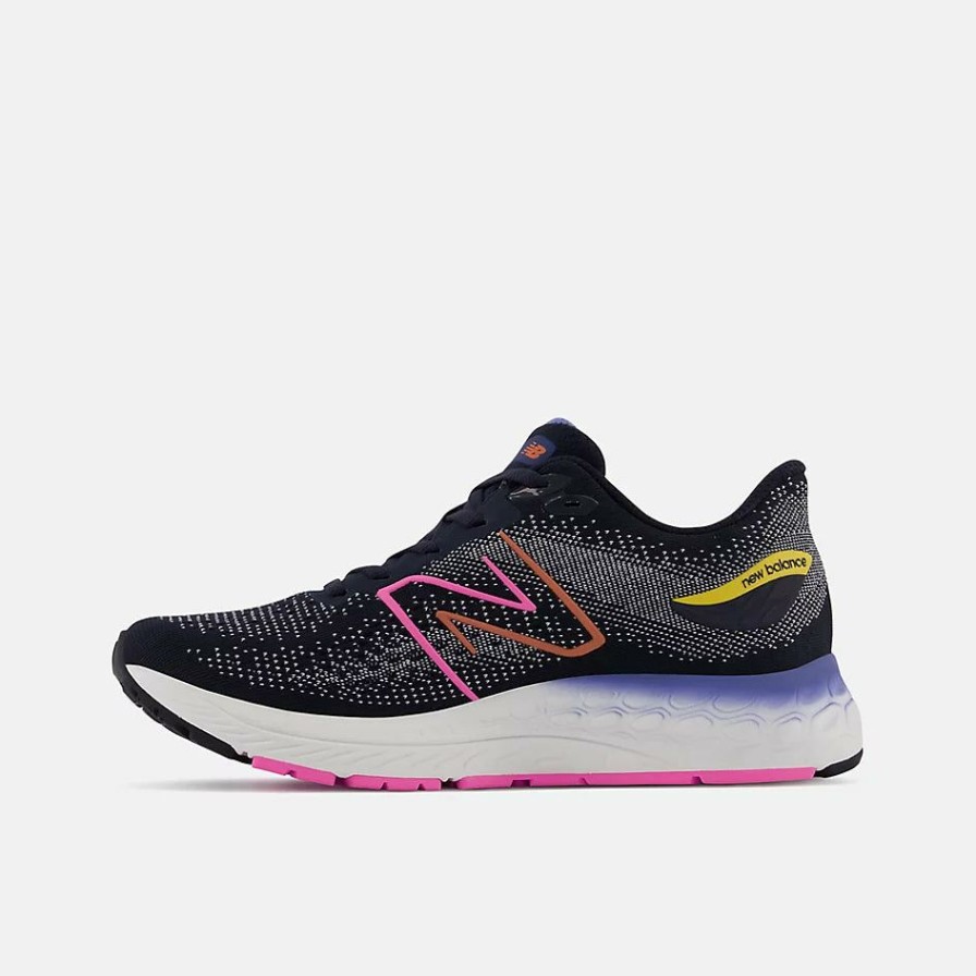 Footwear * | New Balance Kid'S Fresh Foam X 880 V12 (M Eclipse/Moon Shadow/Vibrant Pink)