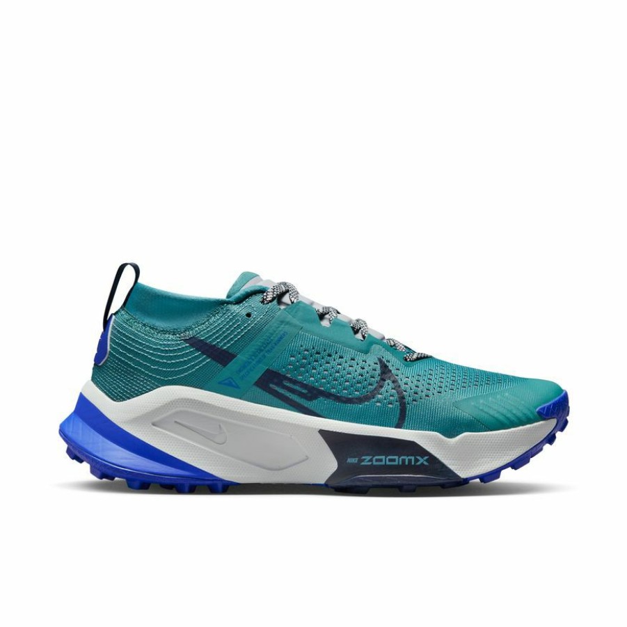 Footwear * | Nike Men'S Zoomx Zegama Trail (301 Mineral Teal/Obsidian/Wolf Grey)