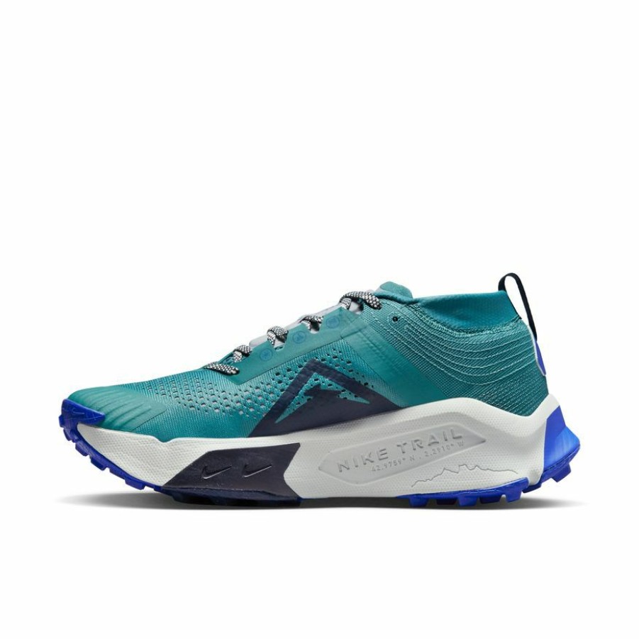 Footwear * | Nike Men'S Zoomx Zegama Trail (301 Mineral Teal/Obsidian/Wolf Grey)