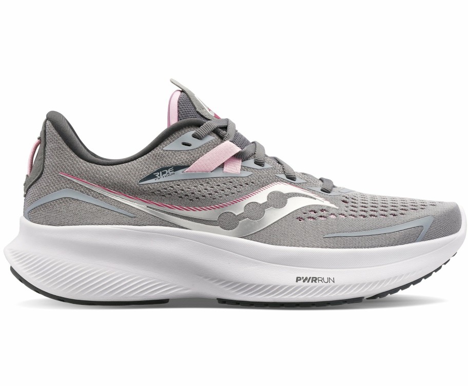 Footwear * | Saucony Women'S Ride 15 (15 Alloy/Quartz)