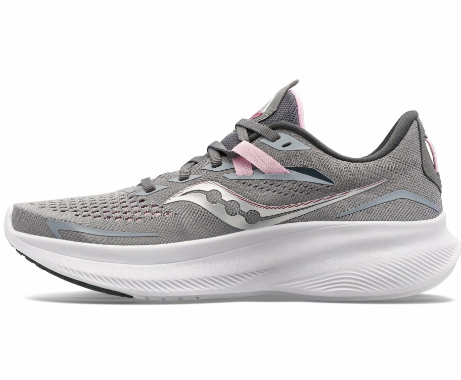 Footwear * | Saucony Women'S Ride 15 (15 Alloy/Quartz)