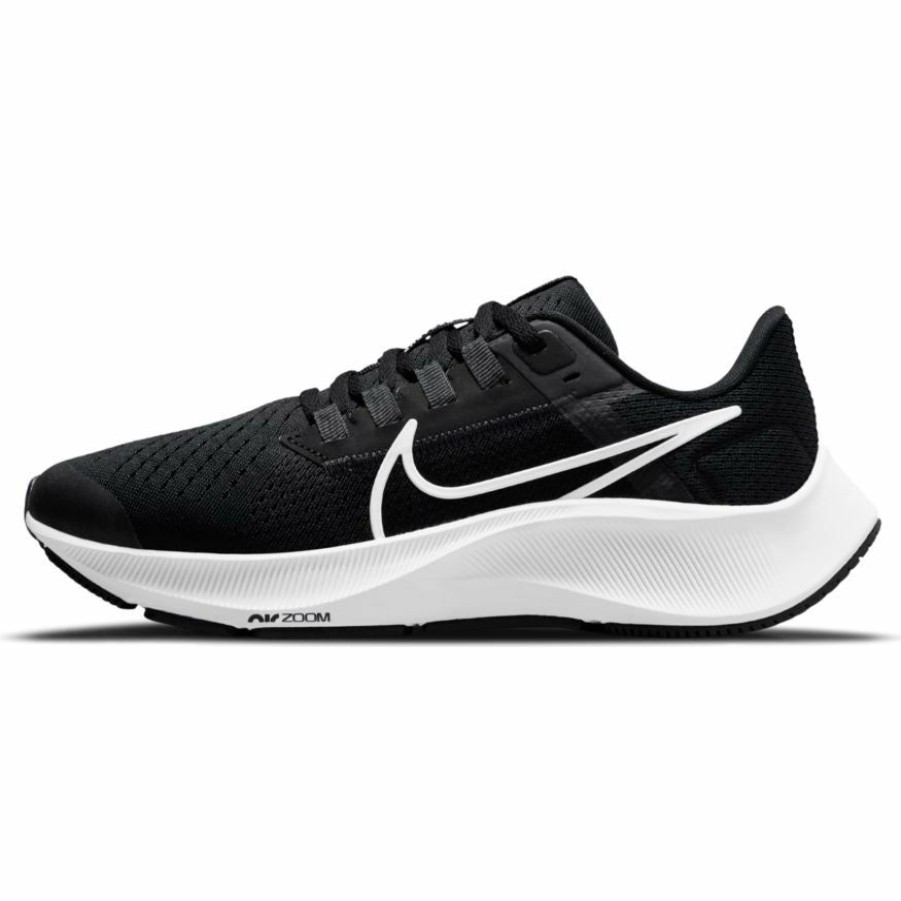 Footwear * | Nike Big Kid'S Zoom Pegasus 38 (002 Black/White/Anthracite/Volt)