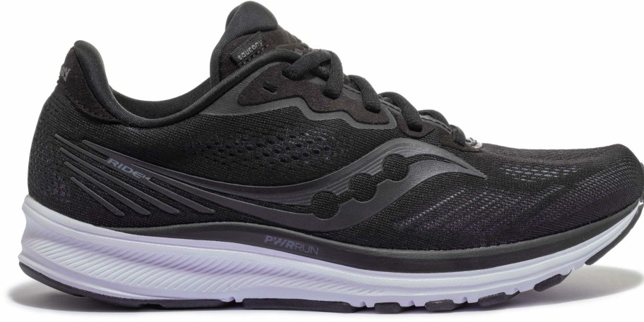 Footwear * | Saucony Women'S Ride 14 "Reflexion" (60 Black/White)