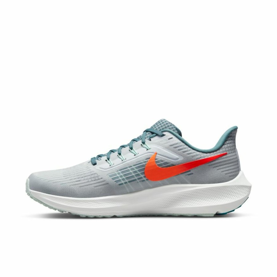 Footwear * | Nike Men'S Air Zoom Pegasus 39 (003 Pure Platinum/Total Orange/Mineral Slate)