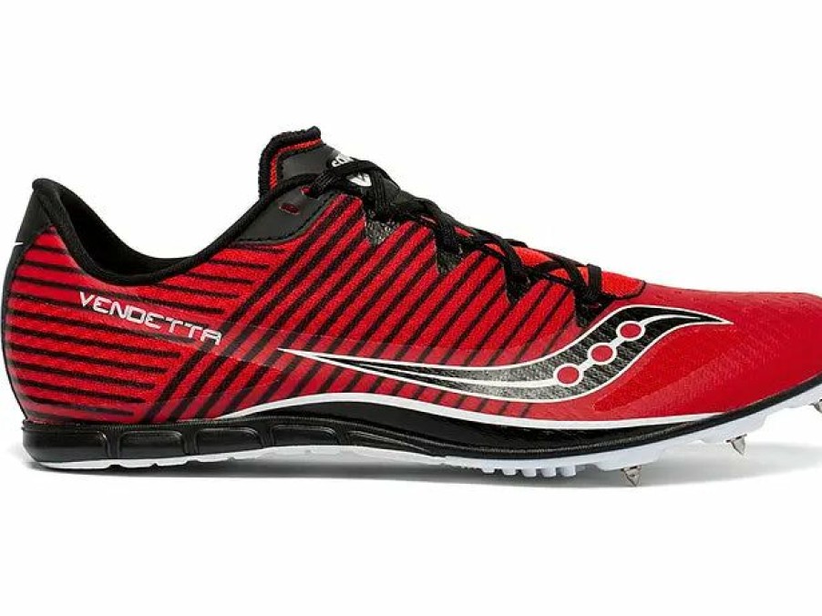 Footwear * | Saucony Men'S Vendetta 2 (4 Red/Black)