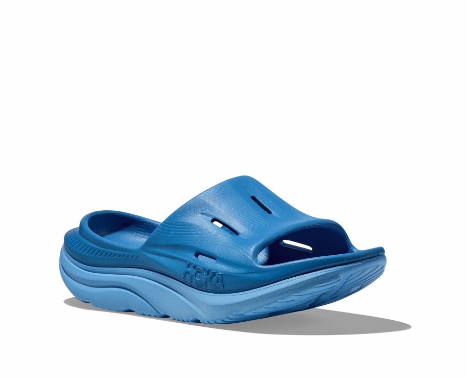 Footwear * | Hoka U Ora Recovery Slide 3 (Csaa Coastal Sky/All Aboard)