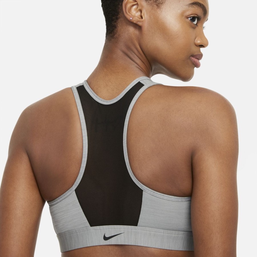 Bras * | Women'S Nike Swoosh Zip Sports Bra Dd1205-073