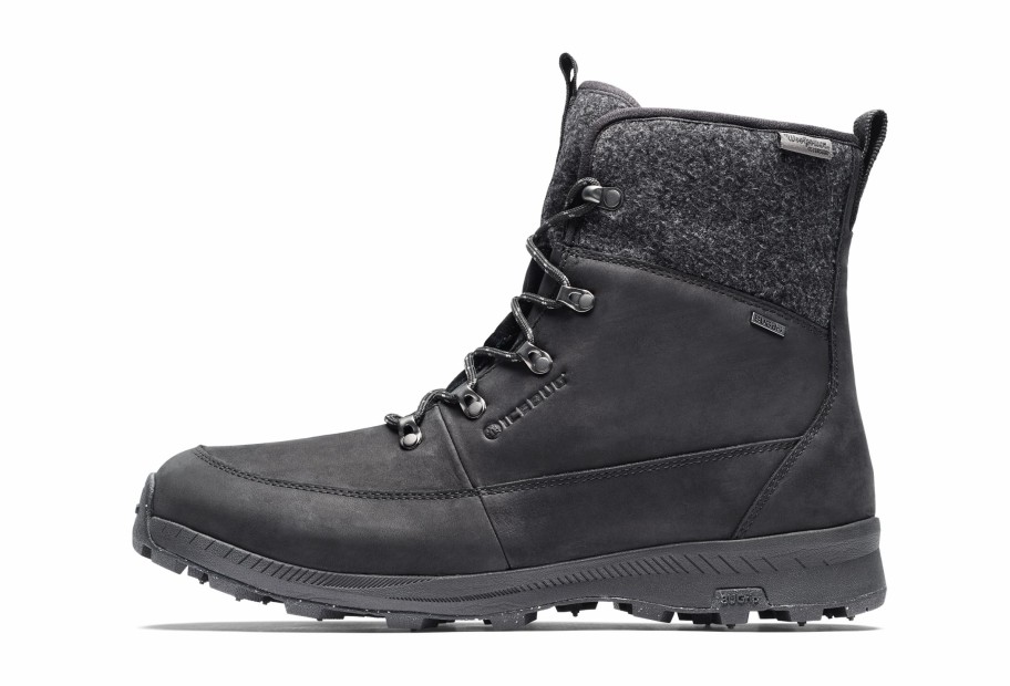 Footwear * | Icebug Men'S Adak W/ Michelin Wic ( 0B Black/Grey)