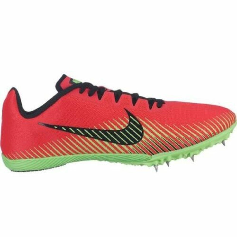 Footwear * | Nike Unisex Zoom Rival M 9 (601 Red Orbit/Lime Blast-Black)