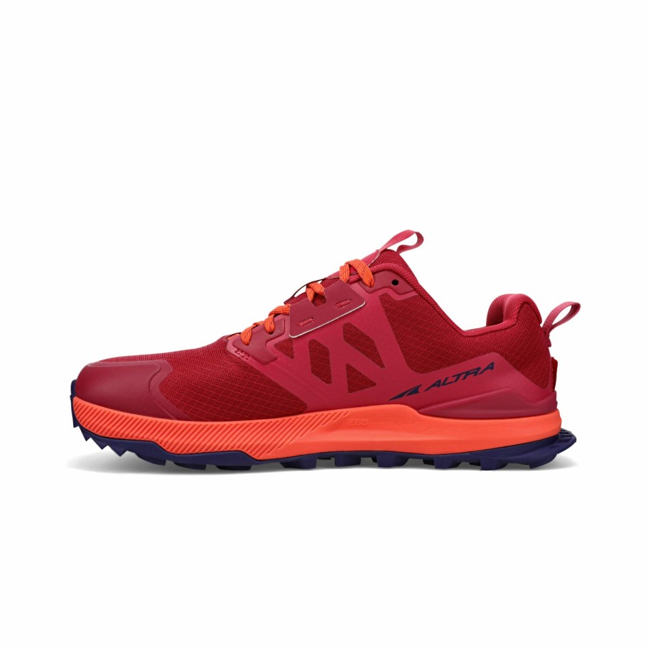 Footwear * | Altra Women'S Lone Peak 7 (668 Dark Red)