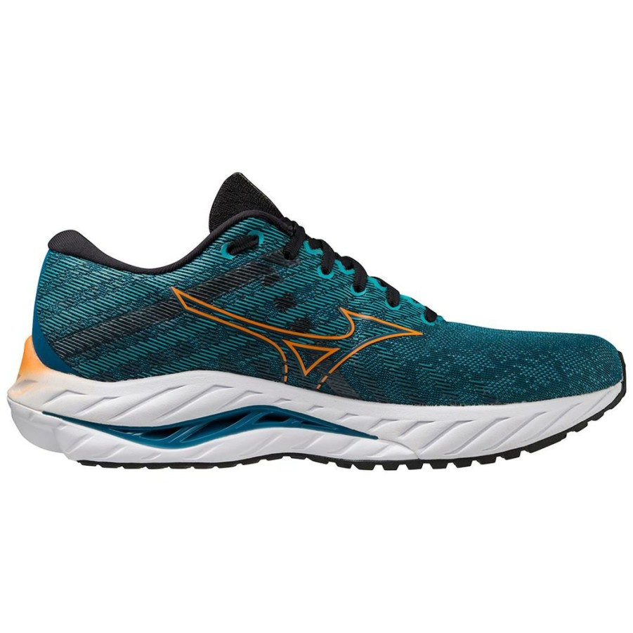 Footwear * | Mizuno Men'S Wave Inspire 19 (5322 Ink Blue/Bird Of Paradise)