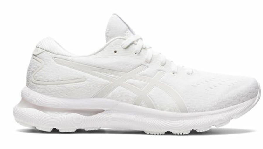 Footwear * | Asics Women'S Gel-Nimbus 24 (101 White/White)