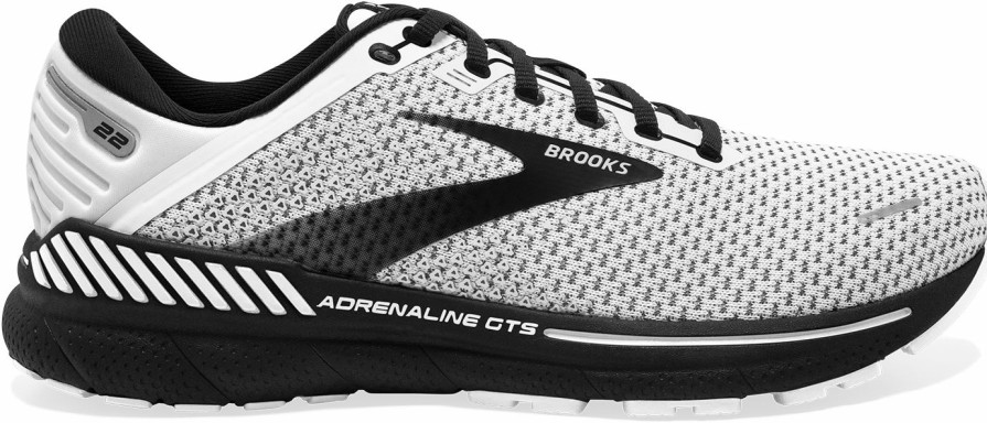 Footwear * | Brooks Men'S Adrenaline Gts 22 (135 White/Grey/Black)