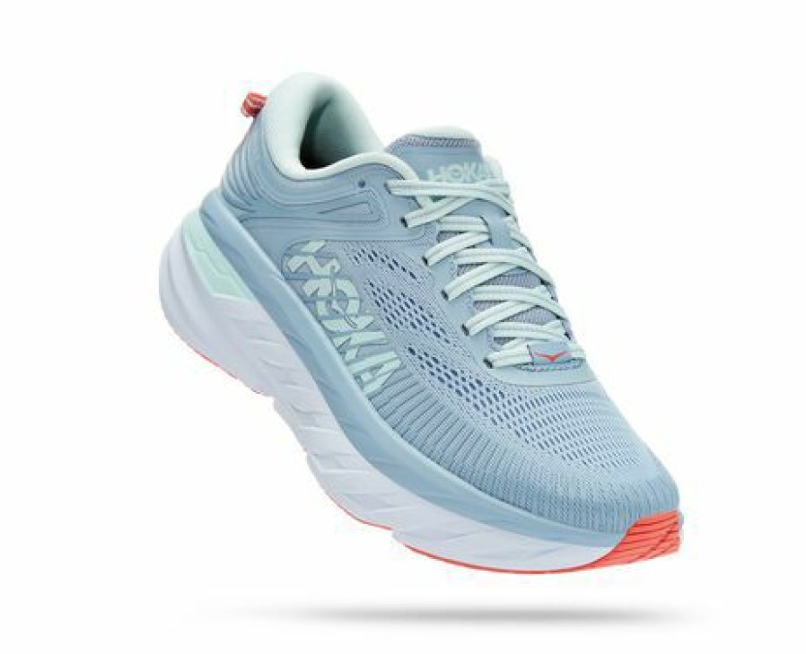 Footwear * | Hoka Women'S Bondi 7 (Bfbg Blue Fog/Blue Glass)