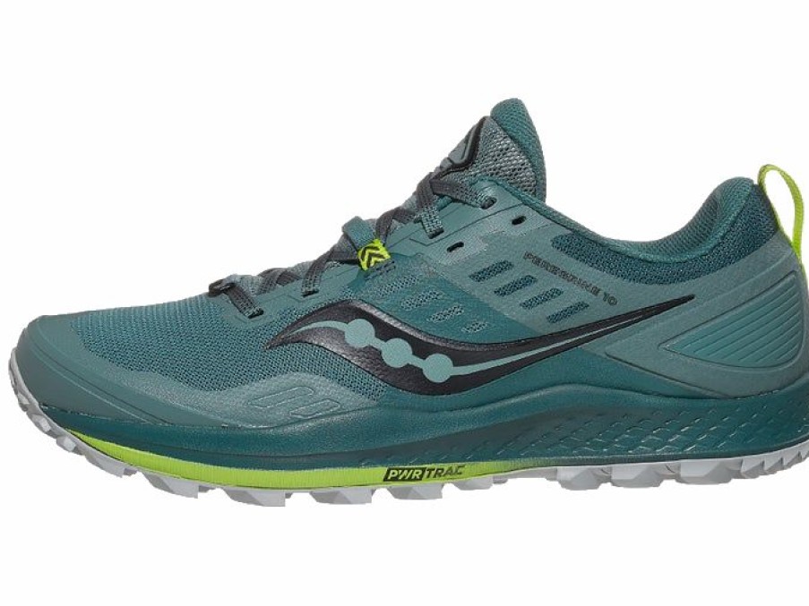 Footwear * | Saucony Men'S Peregrine 10 (30 Steel/Green)