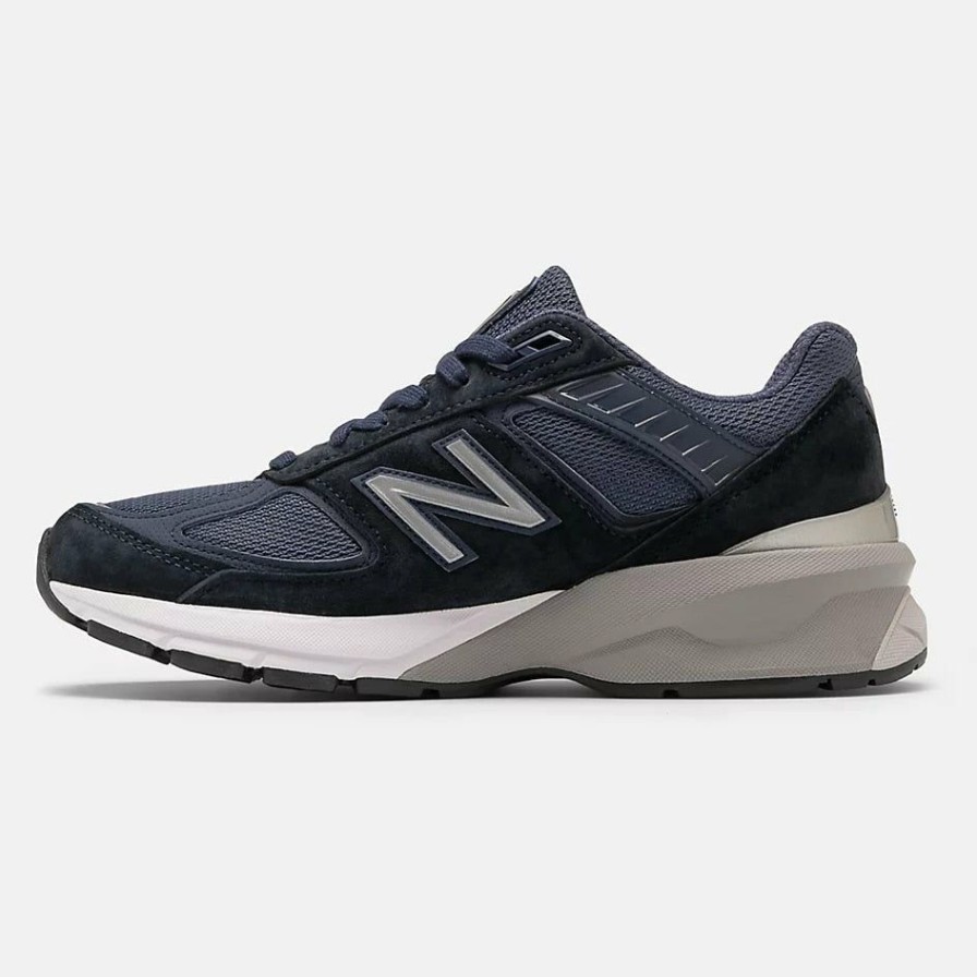 Footwear * | New Balance Women'S 990 V5 (Nv Navy/Silver)