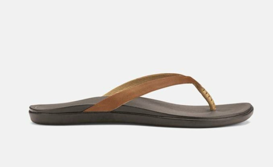 Sandals * | Women'S Olukai Ho'Opio Leather 20290-Fm48