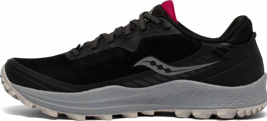 Footwear * | Saucony Women'S Peregrine 11 Gtx (45 Black/Cherry)