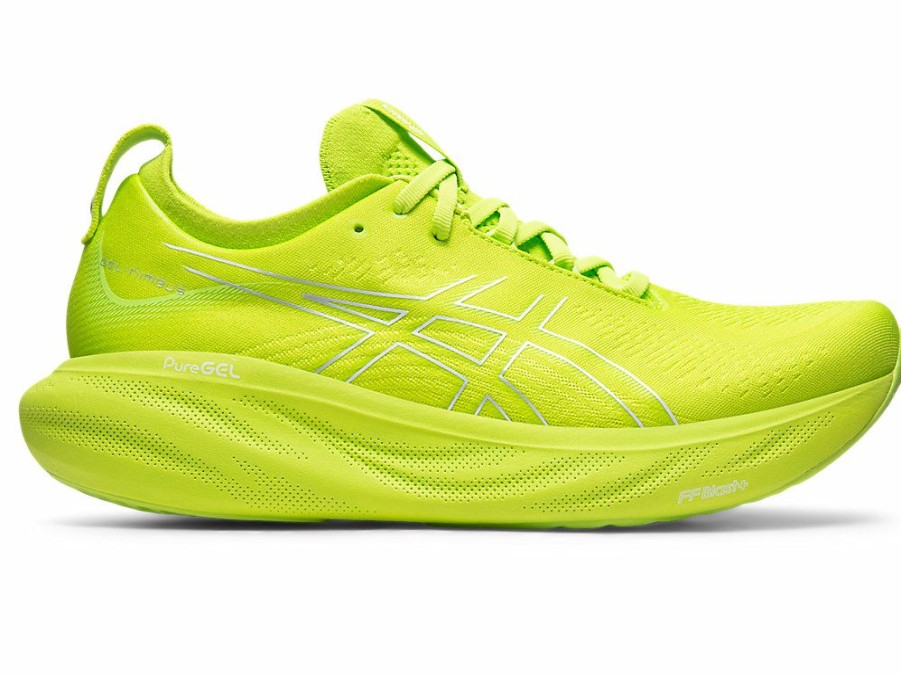 Footwear * | Asics Men'S Gel-Nimbus 25 (300 Lime Zest/White)