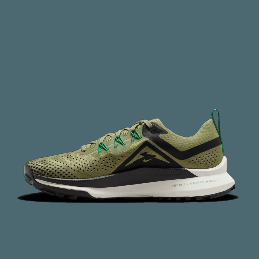 Footwear * | Nike Men'S React Pegasus Trail 4 (200 Neutral Olive/Light Bone-Stadium Green)