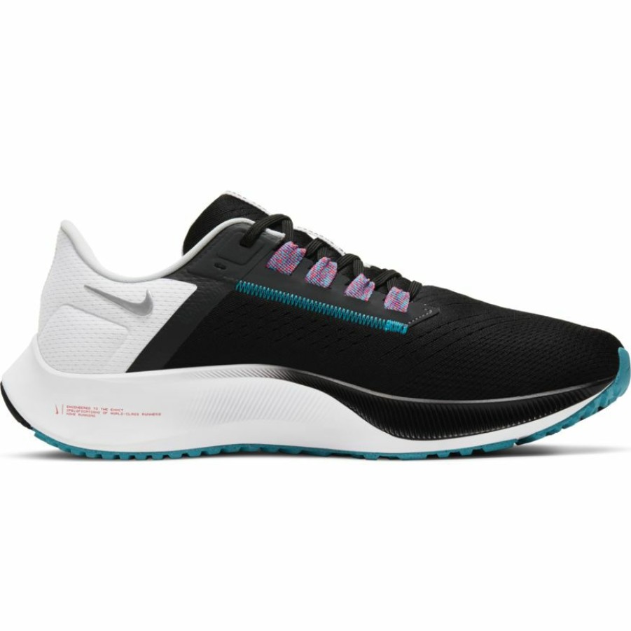 Footwear * | Nike Men'S Zoom Pegasus 38 (003 Black/Metallic Silver/White)