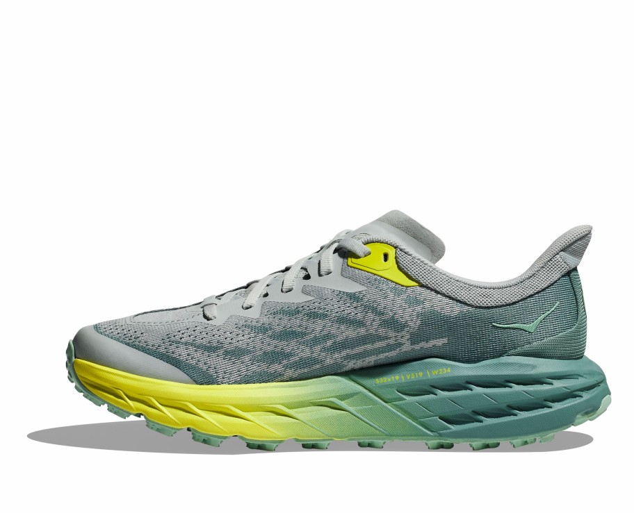 Footwear * | Hoka Women'S Speedgoat 5 Wide (Mtll Mercury/Trellis)