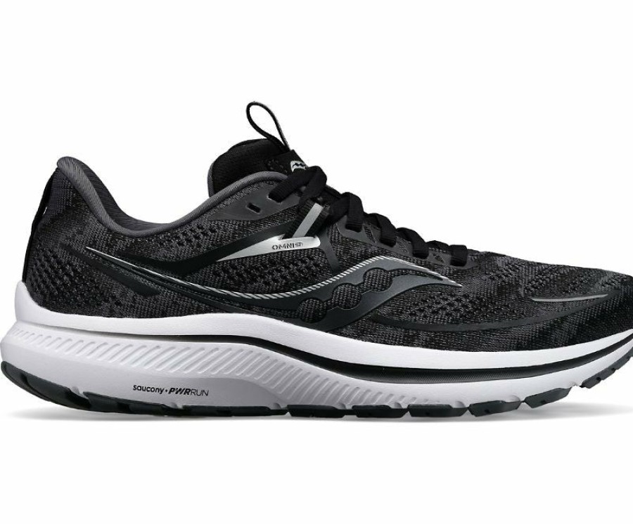 Footwear * | Saucony Men'S Omni 21 (10 Black/White)