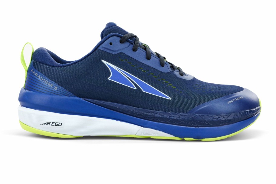 Footwear * | Altra Men'S Paradigm 5 (431 Blue/Lime)