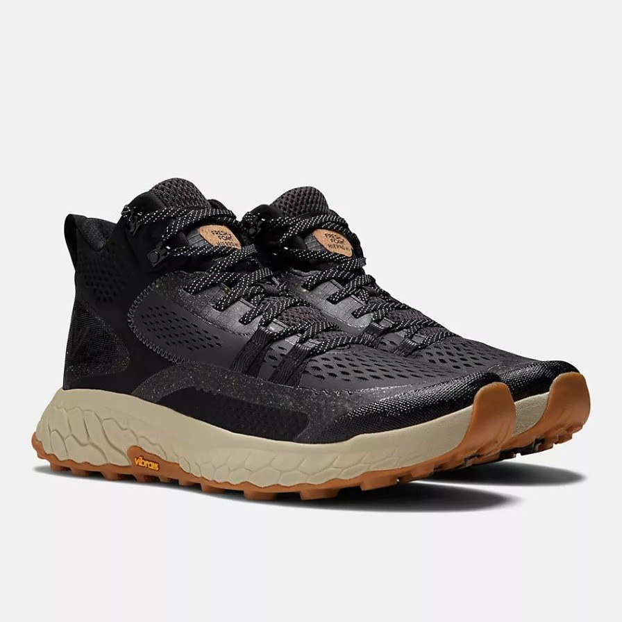 Footwear * | New Balance Men'S Fresh Foam X Hierro Mid (Bb Black/Timberwolf)