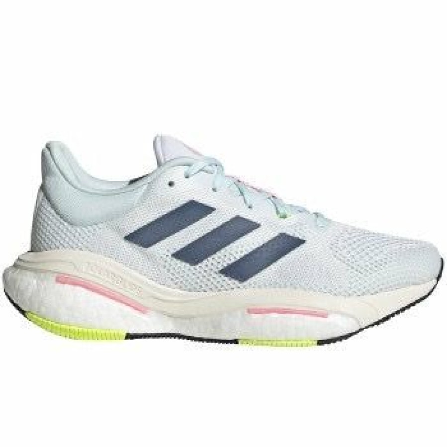 Footwear * | Adidas Women'S Solar Glide 5 (Footwear White/Wonder Steel/Beam Pink)