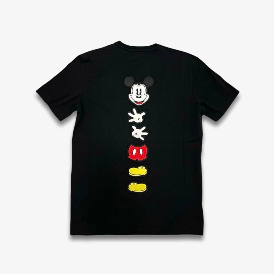 Iceberg * | Iceberg T-Shirt With Deconstructed Mickey Mouse Black