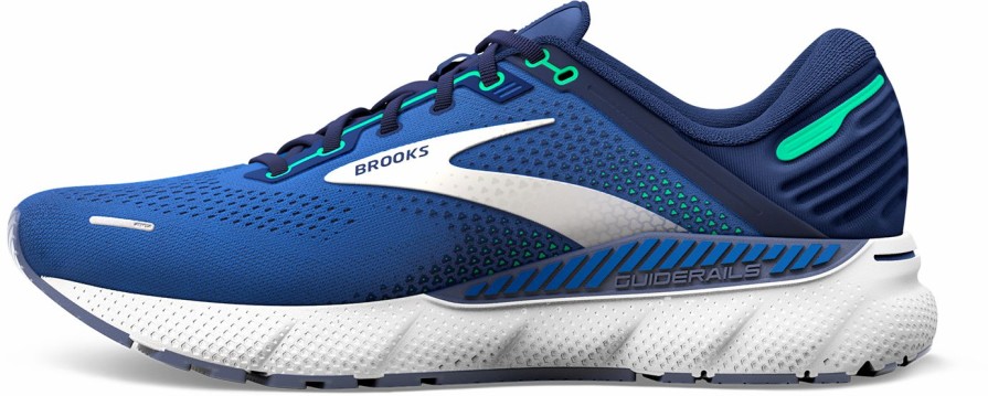 Footwear * | Brooks Men'S Adrenaline Gts 22 (469 Surf The Web/Blue/Irish Green)