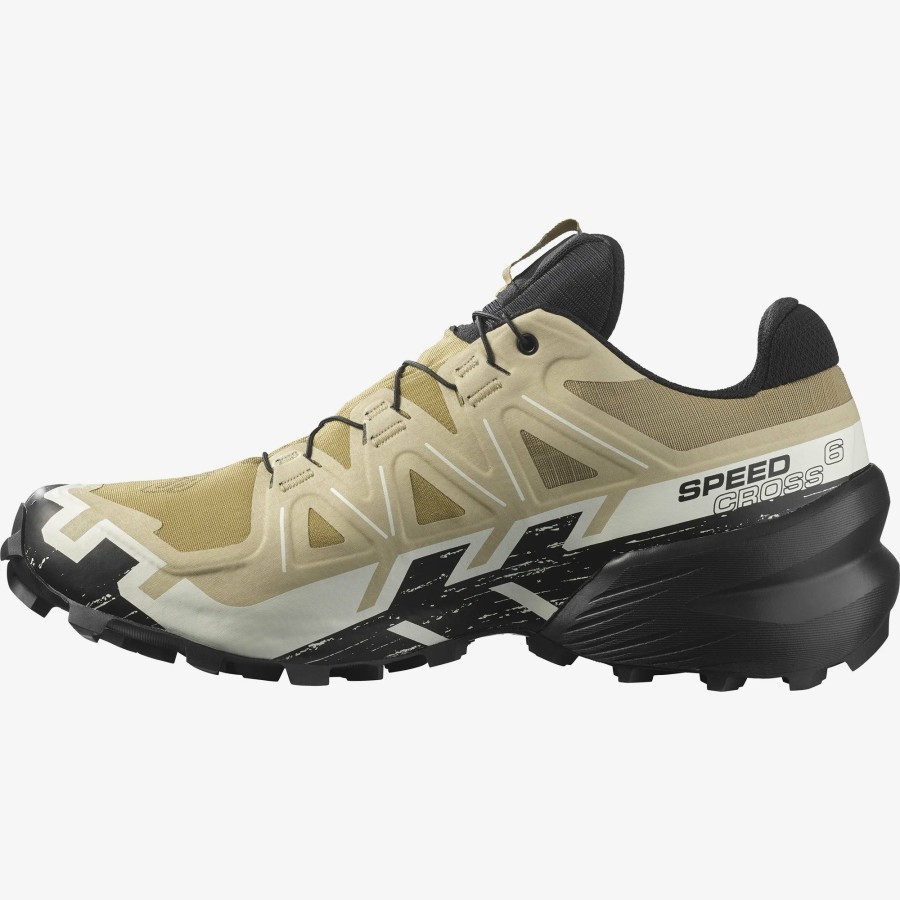 Footwear * | Salomon Men'S Speedcross 6 Gore-Tex (Kelp/Black/Vanilla Ice)