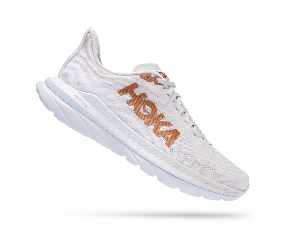 Footwear * | Hoka Men'S Mach 5 (Wcpp White/Copper)