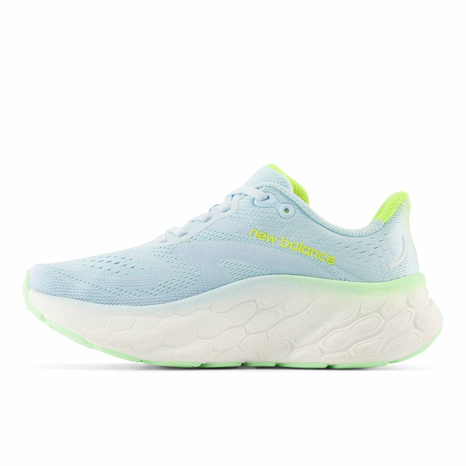 Footwear * | New Balance Women'S Fresh Foam More V4 (Ck Blue/Green Aura/White)