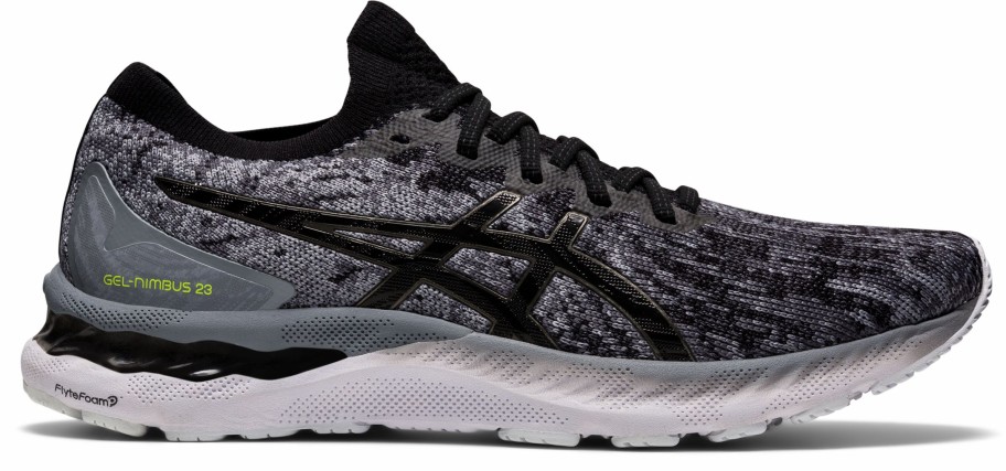 Footwear * | Asics Men'S Gel-Nimbus 23 Knit (020 Sheet Rock/Black)