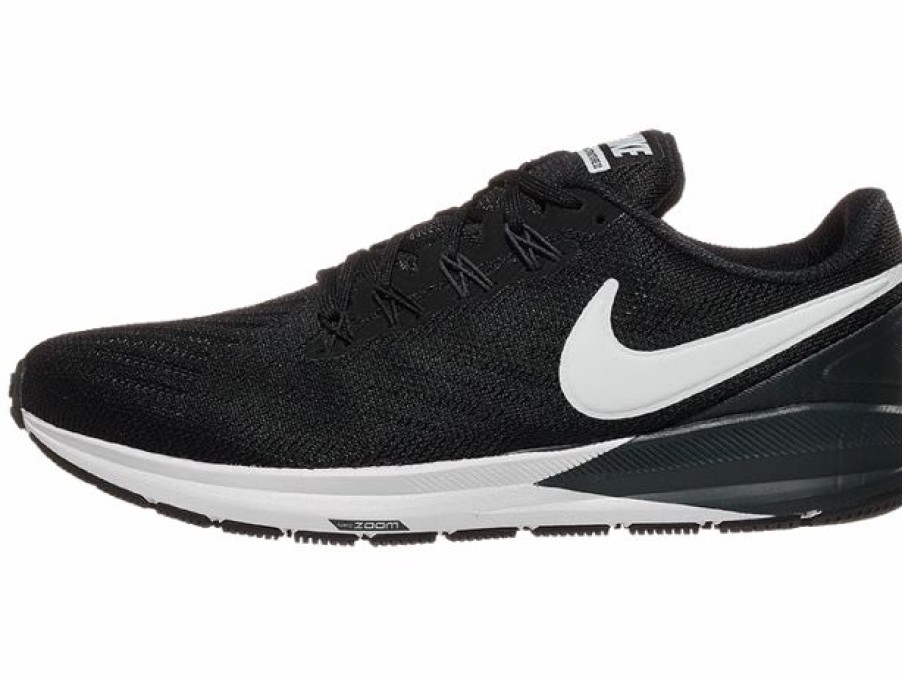 Footwear * | Nike Men'S Zoom Structure 22 (002 Black/White/Gridiron)