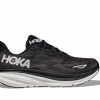 Footwear * | Hoka Men'S Clifton 9 Wide (Bwht Black/White)