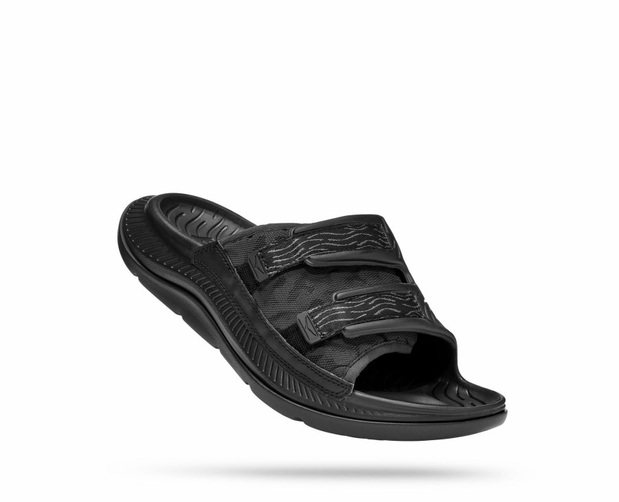 Footwear * | Hoka Unisex Ora Luxe (Bblc Black/Black)