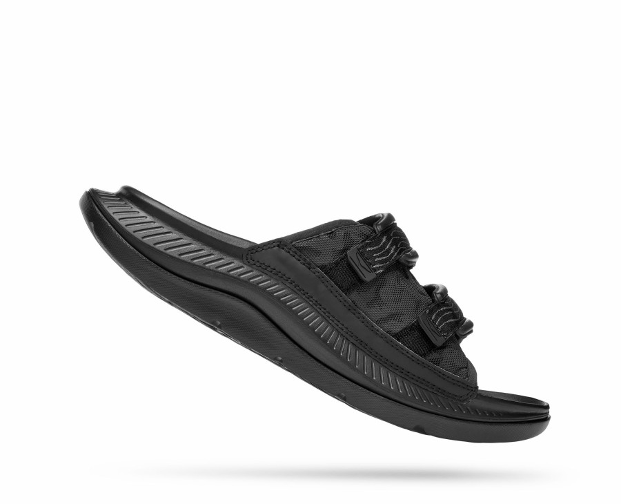 Footwear * | Hoka Unisex Ora Luxe (Bblc Black/Black)