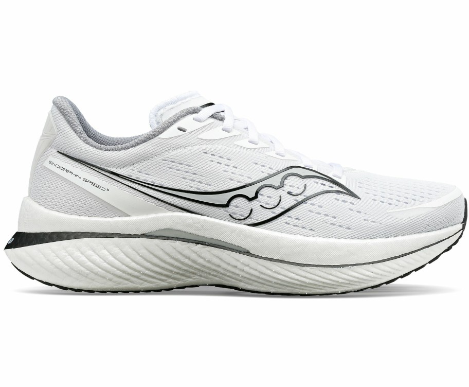 Footwear * | Saucony Women'S Endorphin Speed 3 (11 White/Black)